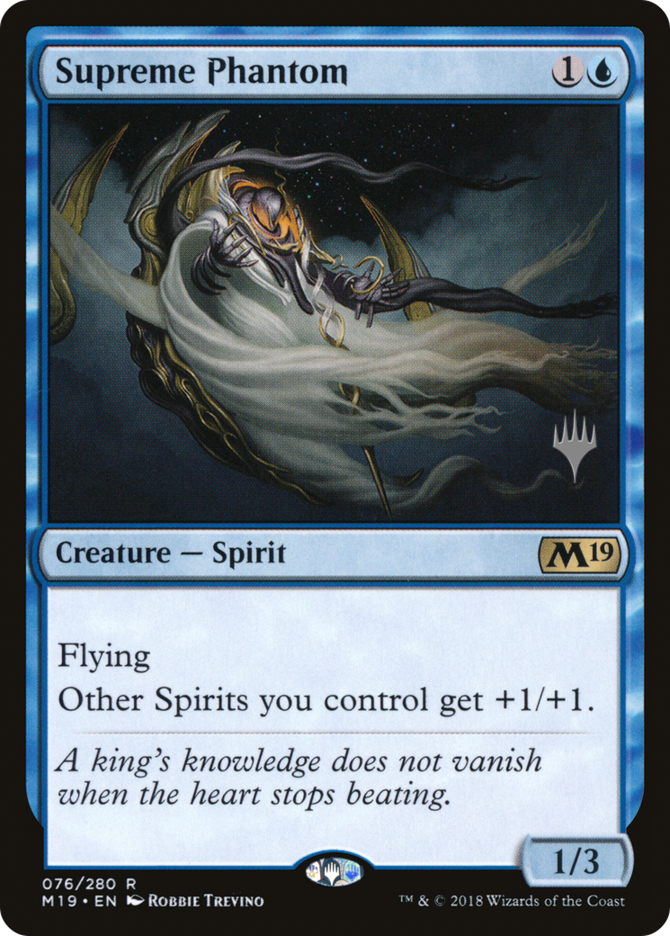 Supreme Phantom (PM19-76P) - Core Set 2019 Promos Foil - Premium MTG Single from Wizards of the Coast - Just $0.81! Shop now at Game Crave Tournament Store