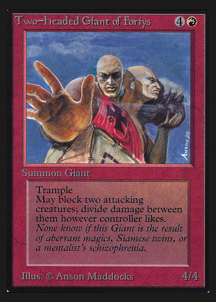 Two-Headed Giant of Foriys (CED-180) - Collectors' Edition - Premium MTG Single from Wizards of the Coast - Just $5.21! Shop now at Game Crave Tournament Store