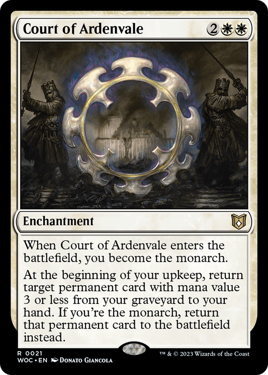 Court of Ardenvale (WOC-021) - Wilds of Eldraine Commander - Premium MTG Single from Wizards of the Coast - Just $0.35! Shop now at Game Crave Tournament Store