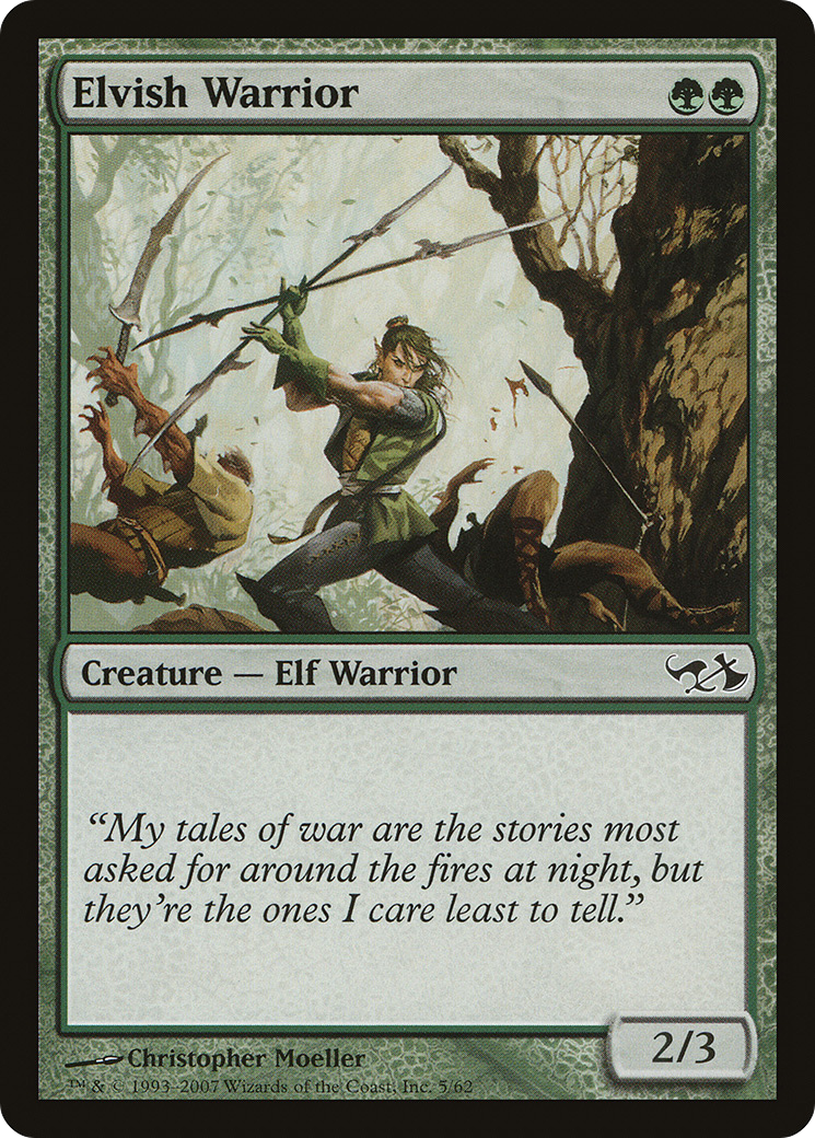 Elvish Warrior (DD1-005) - Duel Decks: Elves vs. Goblins - Premium MTG Single from Wizards of the Coast - Just $0.08! Shop now at Game Crave Tournament Store