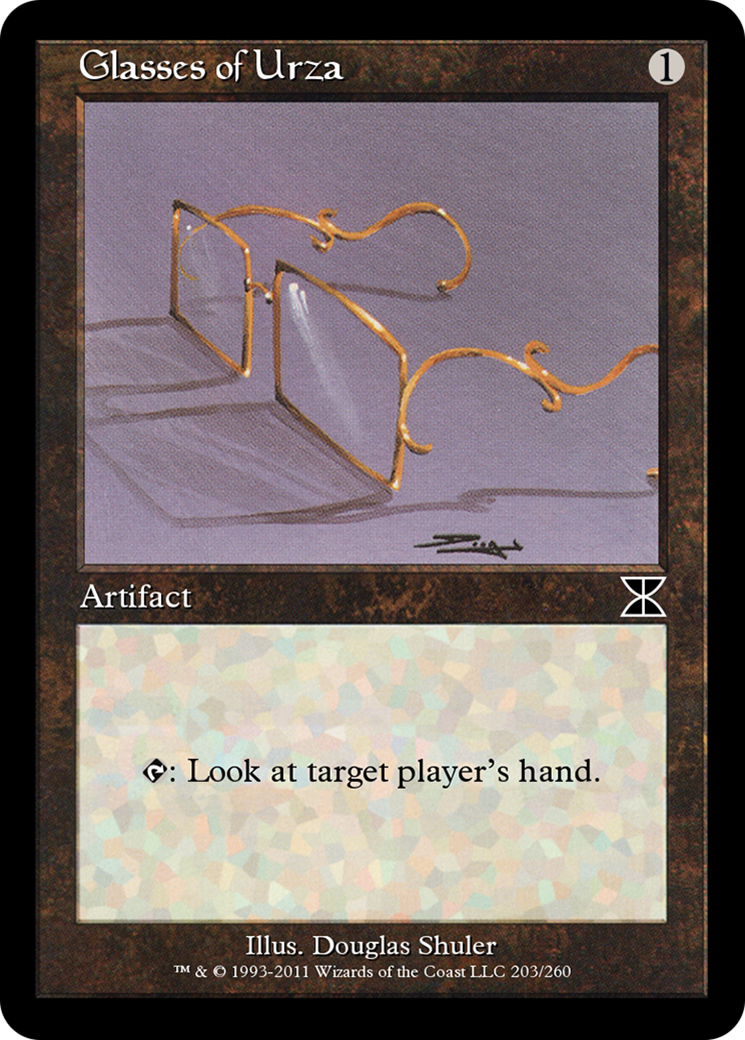 Glasses of Urza (ME4-203) - Masters Edition IV - Premium MTG Single from Wizards of the Coast - Just $0! Shop now at Game Crave Tournament Store