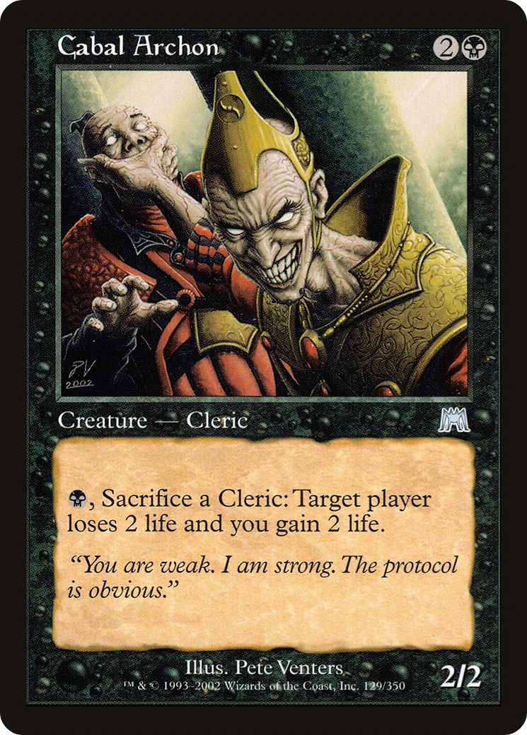 Cabal Archon (ONS-129) - Onslaught - Premium MTG Single from Wizards of the Coast - Just $0.08! Shop now at Game Crave Tournament Store