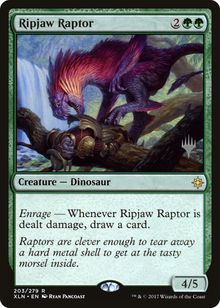 Ripjaw Raptor (PXLN-203P) - Ixalan Promos Foil - Premium MTG Single from Wizards of the Coast - Just $2.06! Shop now at Game Crave Tournament Store