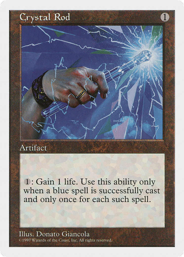 Crystal Rod (5ED-361) - Fifth Edition - Premium MTG Single from Wizards of the Coast - Just $0.08! Shop now at Game Crave Tournament Store