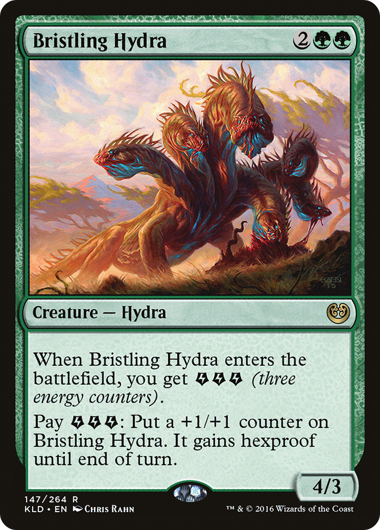 Bristling Hydra (KLD-147) - Kaladesh Foil - Premium MTG Single from Wizards of the Coast - Just $0.08! Shop now at Game Crave Tournament Store