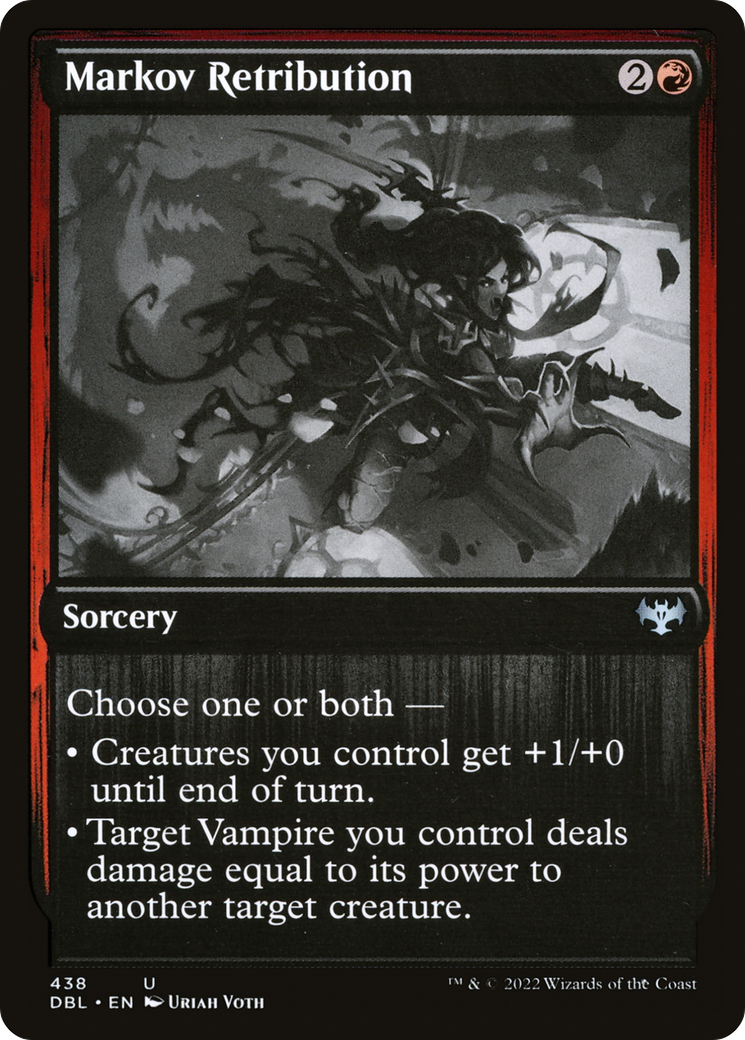 Markov Retribution (DBL-438) - Innistrad: Double Feature - Premium MTG Single from Wizards of the Coast - Just $0.08! Shop now at Game Crave Tournament Store
