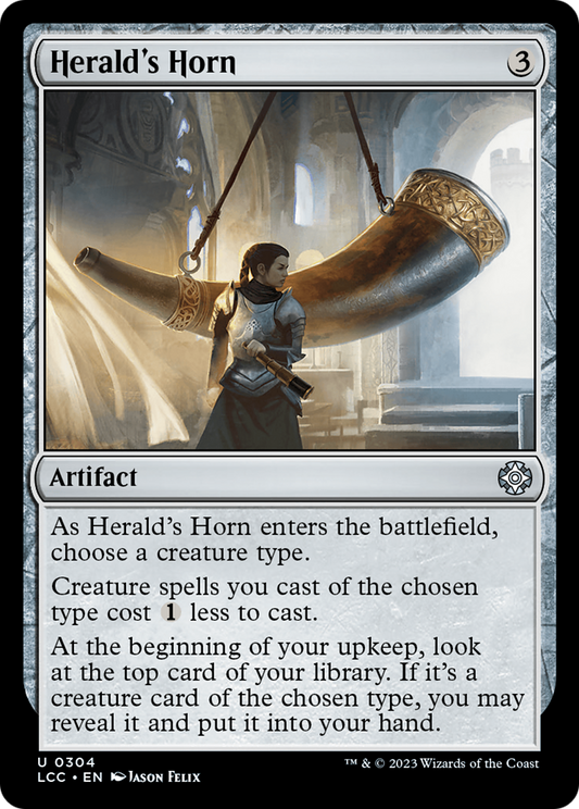 Herald's Horn (LCC-304) - The Lost Caverns of Ixalan Commander - Premium MTG Single from Wizards of the Coast - Just $1! Shop now at Game Crave Tournament Store