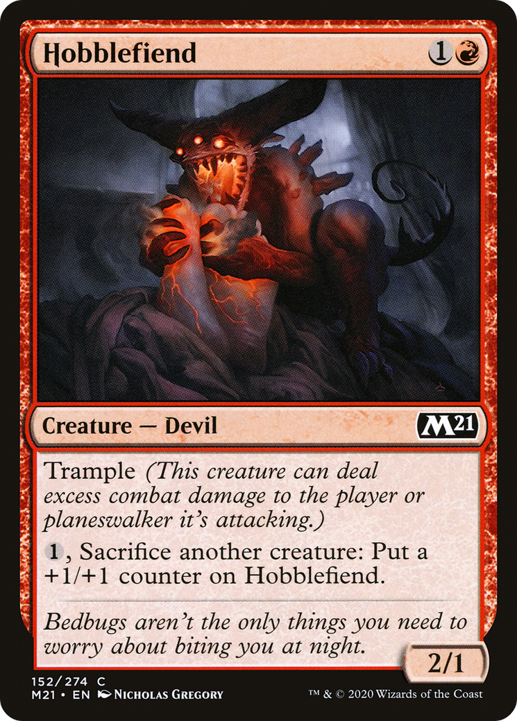Hobblefiend (M21-152) - Core Set 2021 Foil - Premium MTG Single from Wizards of the Coast - Just $0.08! Shop now at Game Crave Tournament Store