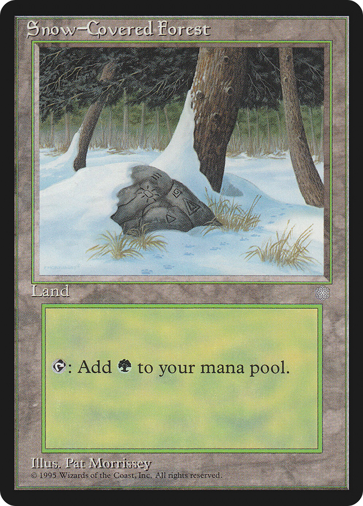 Snow-Covered Forest (ICE-383) - Ice Age - Premium MTG Single from Wizards of the Coast - Just $1.66! Shop now at Game Crave Tournament Store