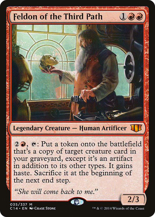 Feldon of the Third Path (C14-035) - Commander 2014 - Premium MTG Single from Wizards of the Coast - Just $0.50! Shop now at Game Crave Tournament Store