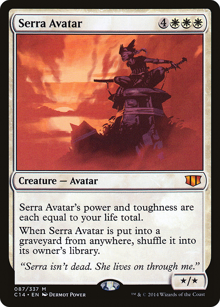 Serra Avatar (C14-087) - Commander 2014 - Premium MTG Single from Wizards of the Coast - Just $0.42! Shop now at Game Crave Tournament Store