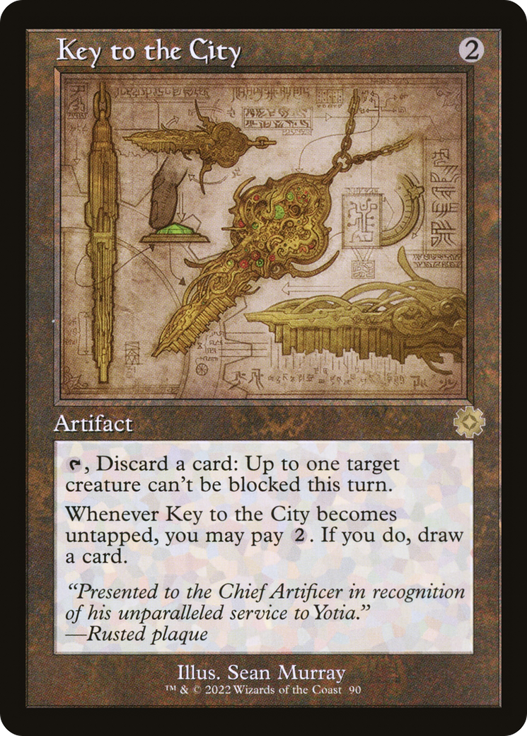 Key to the City (BRR-090) - The Brothers' War Retro Artifacts - Premium MTG Single from Wizards of the Coast - Just $0.26! Shop now at Game Crave Tournament Store