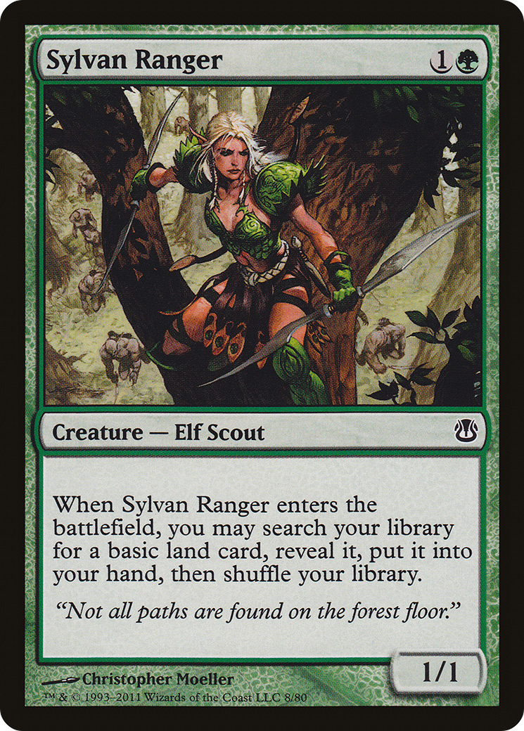 Sylvan Ranger (DDH-008) - Duel Decks: Ajani vs. Nicol Bolas - Premium MTG Single from Wizards of the Coast - Just $0.25! Shop now at Game Crave Tournament Store