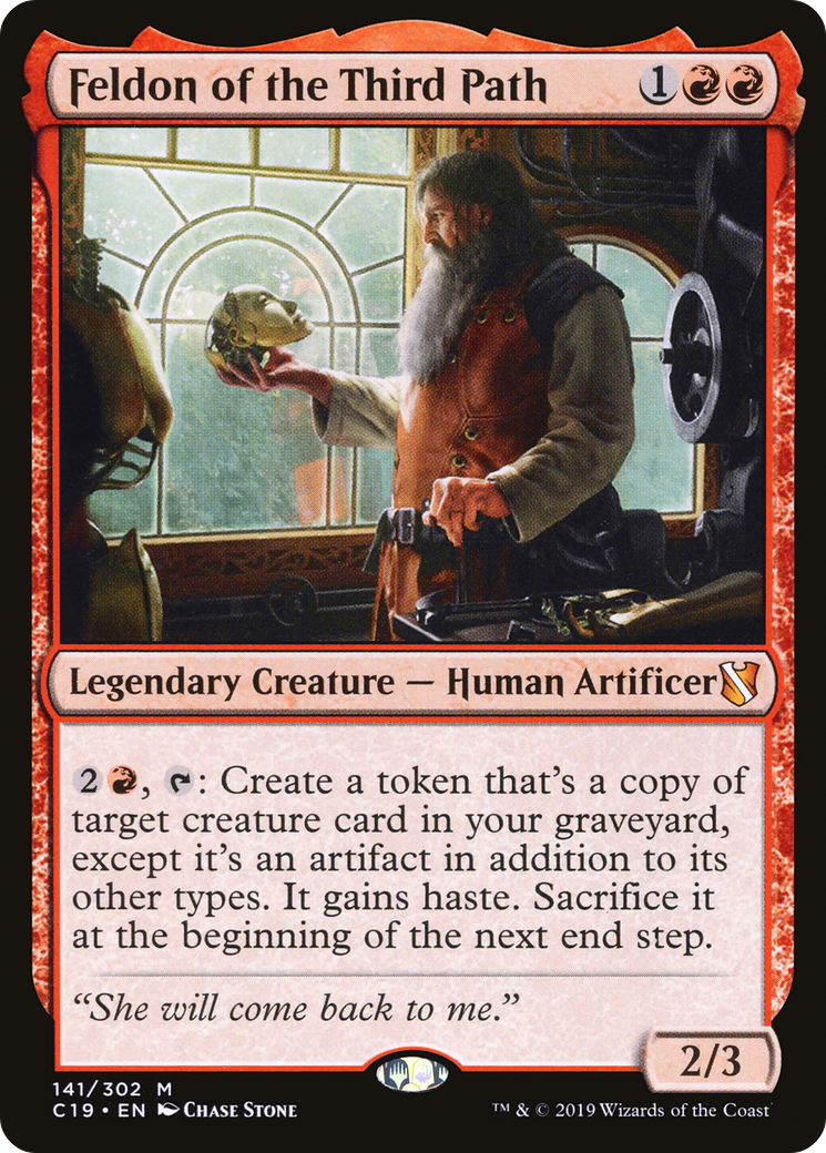Feldon of the Third Path (C19-141) - Commander 2019 - Premium MTG Single from Wizards of the Coast - Just $0.22! Shop now at Game Crave Tournament Store