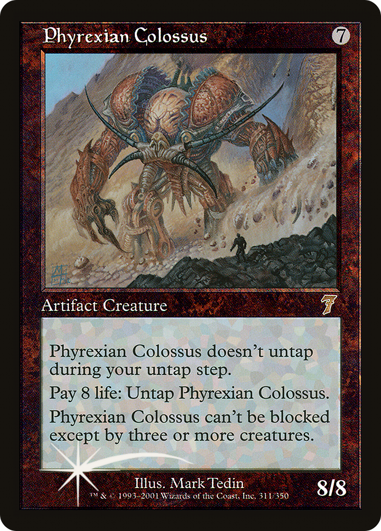 Phyrexian Colossus (7ED-311★) - Seventh Edition Foil - Premium MTG Single from Wizards of the Coast - Just $13.60! Shop now at Game Crave Tournament Store