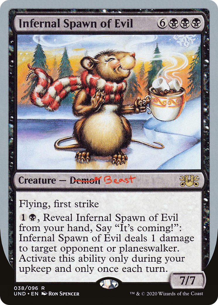 Infernal Spawn of Evil (UND-038) - Unsanctioned - Premium MTG Single from Wizards of the Coast - Just $0.25! Shop now at Game Crave Tournament Store