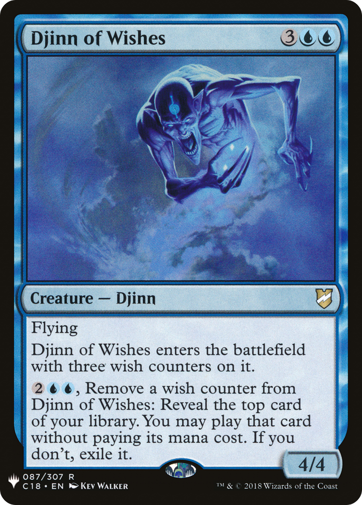 Djinn of Wishes (MB1-354) - Mystery Booster - Premium MTG Single from Wizards of the Coast - Just $0.25! Shop now at Game Crave Tournament Store