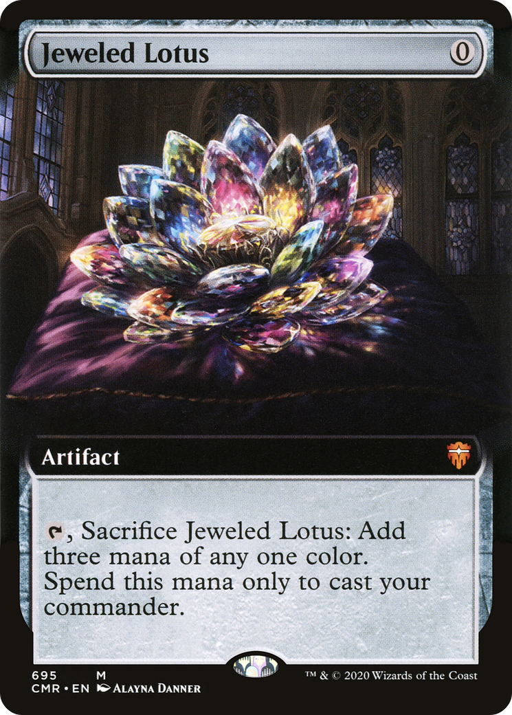Jeweled Lotus (CMR-695) - Commander Legends: (Extended Art) Foil - Premium MTG Single from Wizards of the Coast - Just $51.53! Shop now at Game Crave Tournament Store