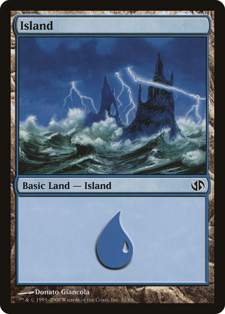 Island (DD2-032) - Duel Decks: Jace vs. Chandra - Premium MTG Single from Wizards of the Coast - Just $0.08! Shop now at Game Crave Tournament Store