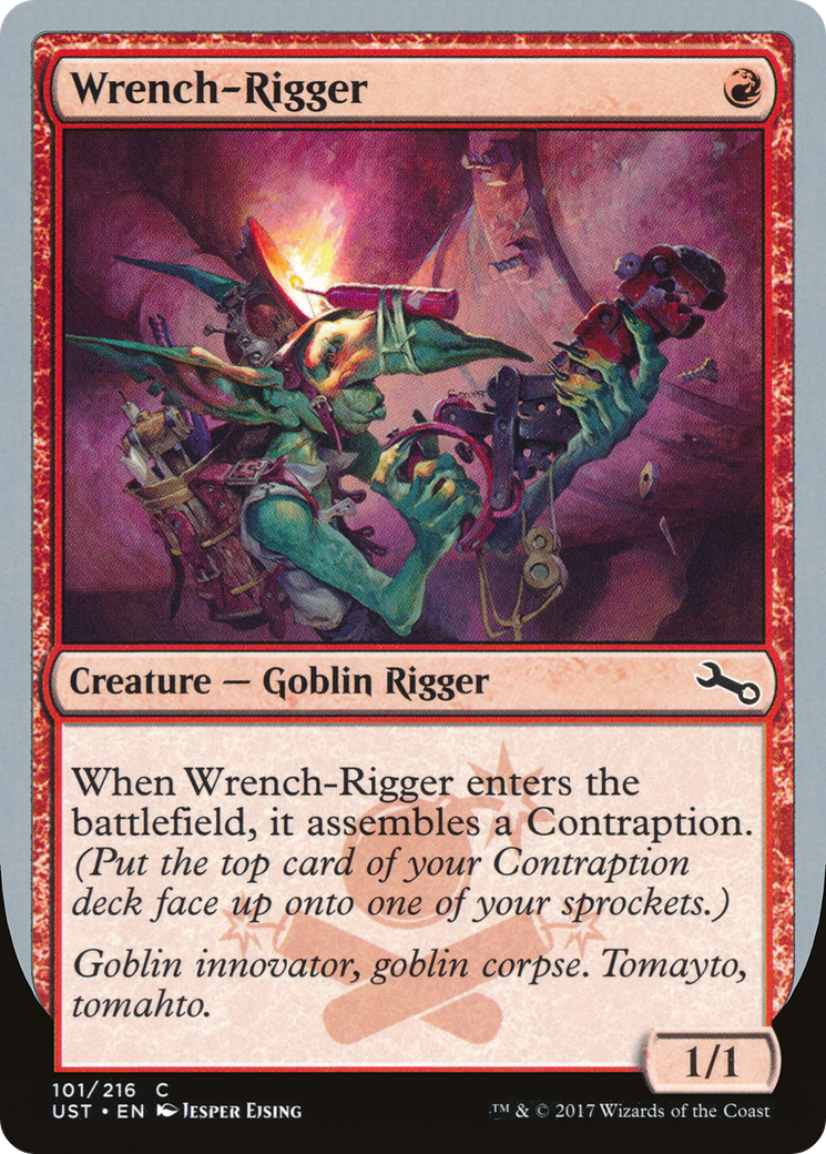 Wrench-Rigger (UST-101) - Unstable - Premium MTG Single from Wizards of the Coast - Just $0.08! Shop now at Game Crave Tournament Store