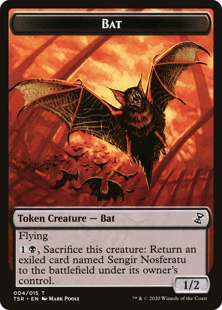 Bat (TTSR-004) - Time Spiral Remastered Tokens - Premium MTG Single from Wizards of the Coast - Just $0! Shop now at Game Crave Tournament Store