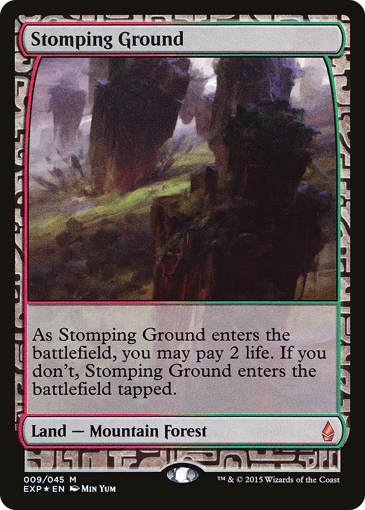 Stomping Ground (EXP-009) - Zendikar Expeditions Foil - Premium MTG Single from Wizards of the Coast - Just $13.90! Shop now at Game Crave Tournament Store