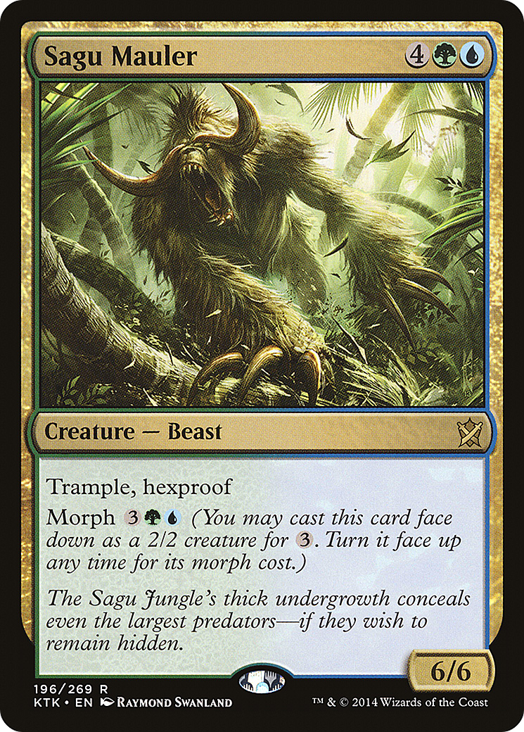 Sagu Mauler (KTK-196) - Khans of Tarkir Foil - Premium MTG Single from Wizards of the Coast - Just $0.57! Shop now at Game Crave Tournament Store