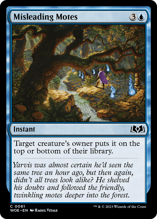 Misleading Motes (WOE-061) - Wilds of Eldraine - Premium MTG Single from Wizards of the Coast - Just $0.08! Shop now at Game Crave Tournament Store