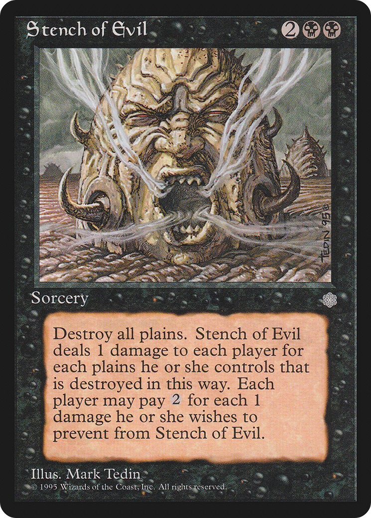 Stench of Evil (ICE-165) - Ice Age - Premium MTG Single from Wizards of the Coast - Just $0.25! Shop now at Game Crave Tournament Store