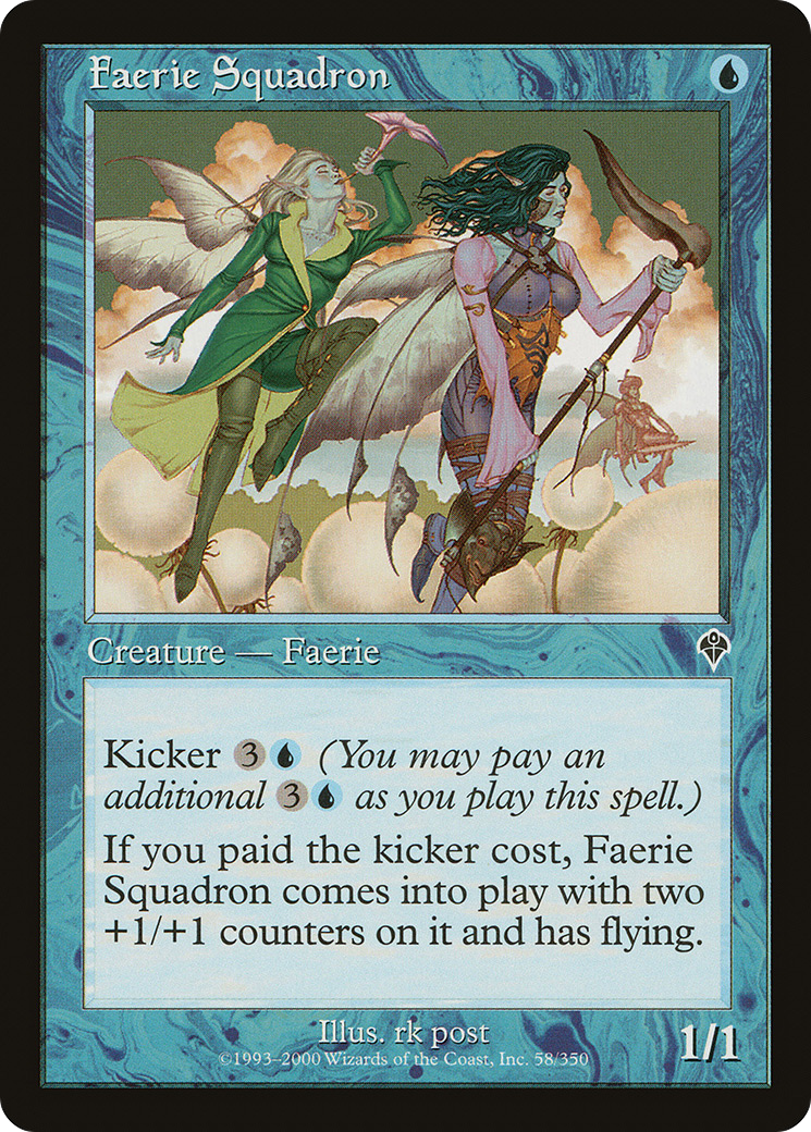 Faerie Squadron (INV-058) - Invasion Foil - Premium MTG Single from Wizards of the Coast - Just $3.03! Shop now at Game Crave Tournament Store