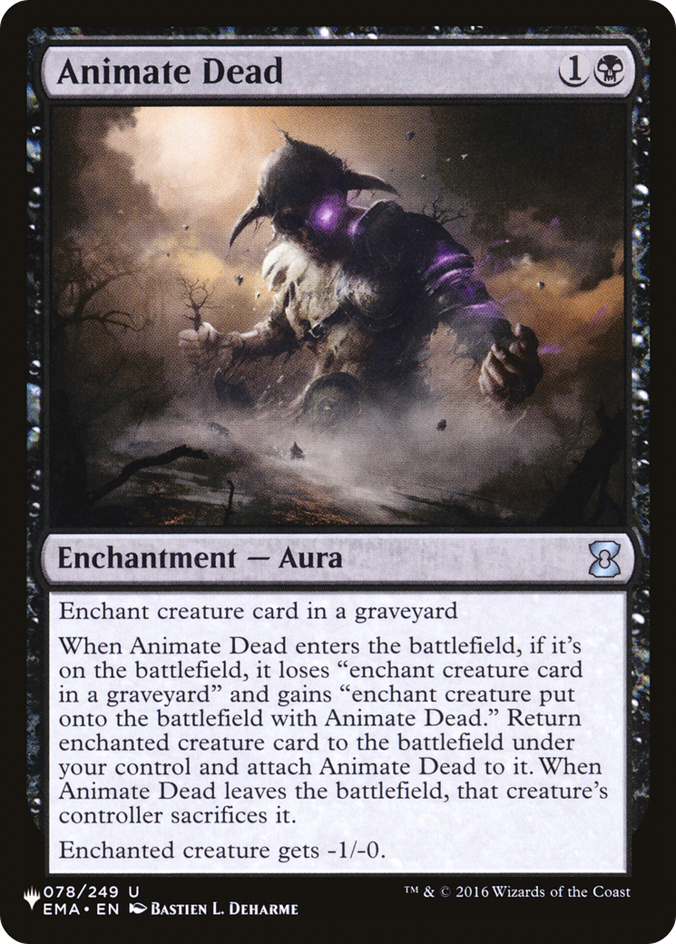 Animate Dead (PLIST-420) - The List - Premium MTG Single from Wizards of the Coast - Just $1.87! Shop now at Game Crave Tournament Store