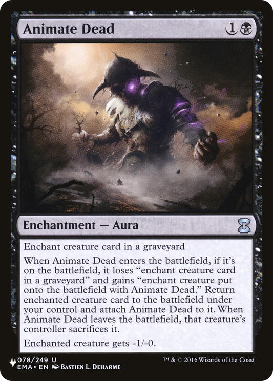 Animate Dead (PLIST-420) - The List - Premium MTG Single from Wizards of the Coast - Just $1.87! Shop now at Game Crave Tournament Store