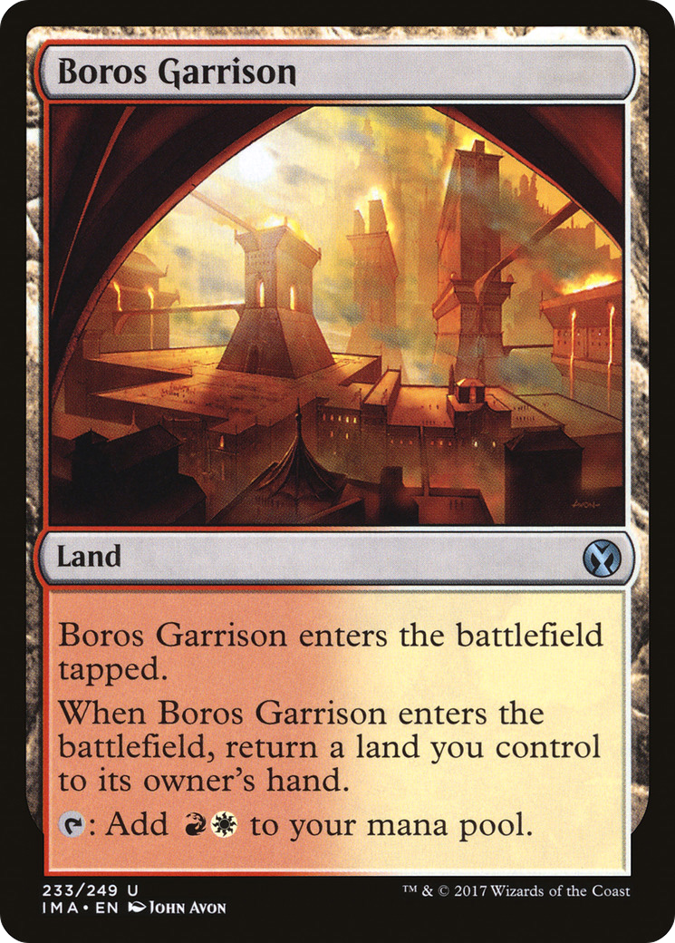 Boros Garrison (IMA-233) - Iconic Masters - Premium MTG Single from Wizards of the Coast - Just $0.25! Shop now at Game Crave Tournament Store