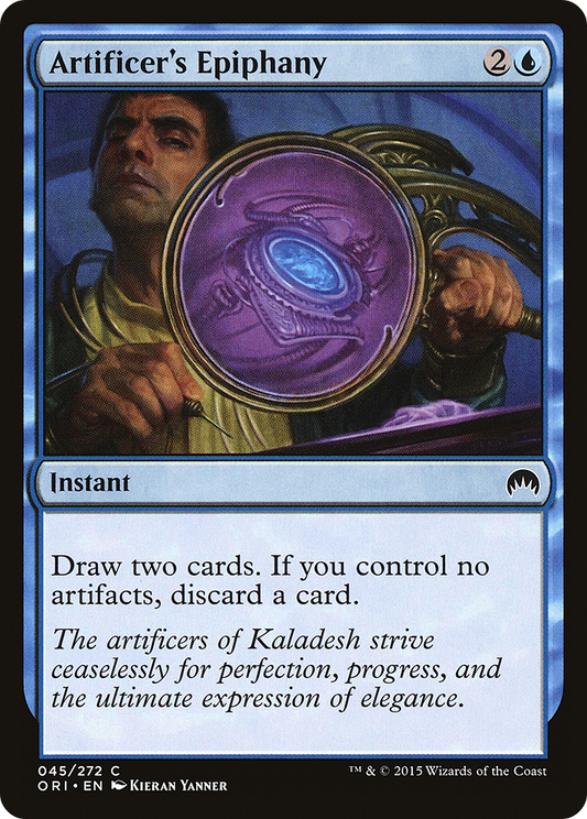 Artificer's Epiphany (ORI-045) - Magic Origins Foil - Premium MTG Single from Wizards of the Coast - Just $0.08! Shop now at Game Crave Tournament Store