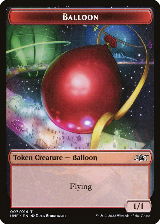 Balloon (TUNF-007) - Unfinity Tokens - Premium MTG Single from Wizards of the Coast - Just $0.11! Shop now at Game Crave Tournament Store