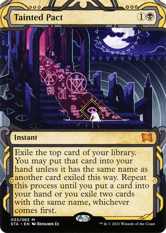 Tainted Pact (STA-033) - Strixhaven Mystical Archive: (Showcase) (Borderless) - Premium MTG Single from Wizards of the Coast - Just $3.44! Shop now at Game Crave Tournament Store