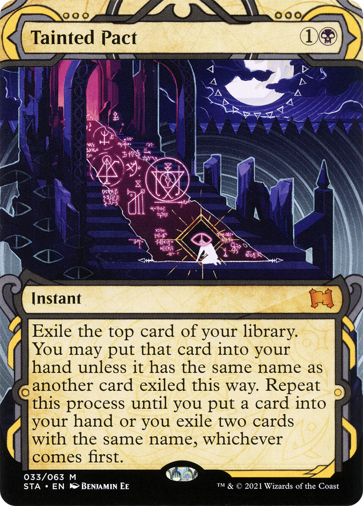 Tainted Pact (STA-033) - Strixhaven Mystical Archive: (Showcase) (Borderless) Foil - Premium MTG Single from Wizards of the Coast - Just $6.13! Shop now at Game Crave Tournament Store