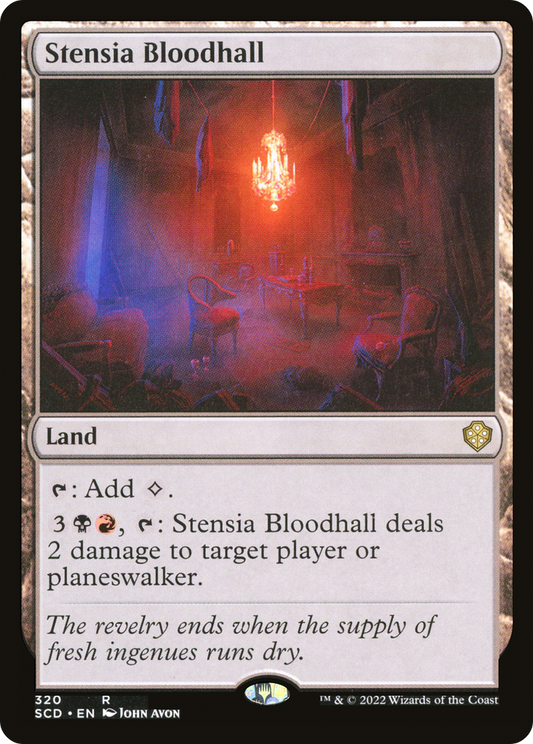 Stensia Bloodhall (SCD-320) - Starter Commander Decks - Premium MTG Single from Wizards of the Coast - Just $0.08! Shop now at Game Crave Tournament Store