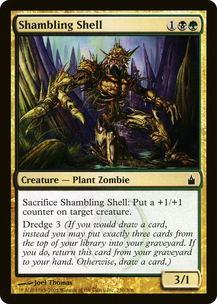 Shambling Shell (RAV-230) - Ravnica: City of Guilds - Premium MTG Single from Wizards of the Coast - Just $0.25! Shop now at Game Crave Tournament Store