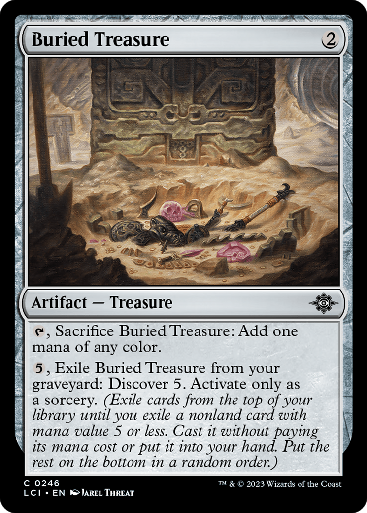 Buried Treasure (LCI-246) - The Lost Caverns of Ixalan - Premium MTG Single from Wizards of the Coast - Just $0.08! Shop now at Game Crave Tournament Store