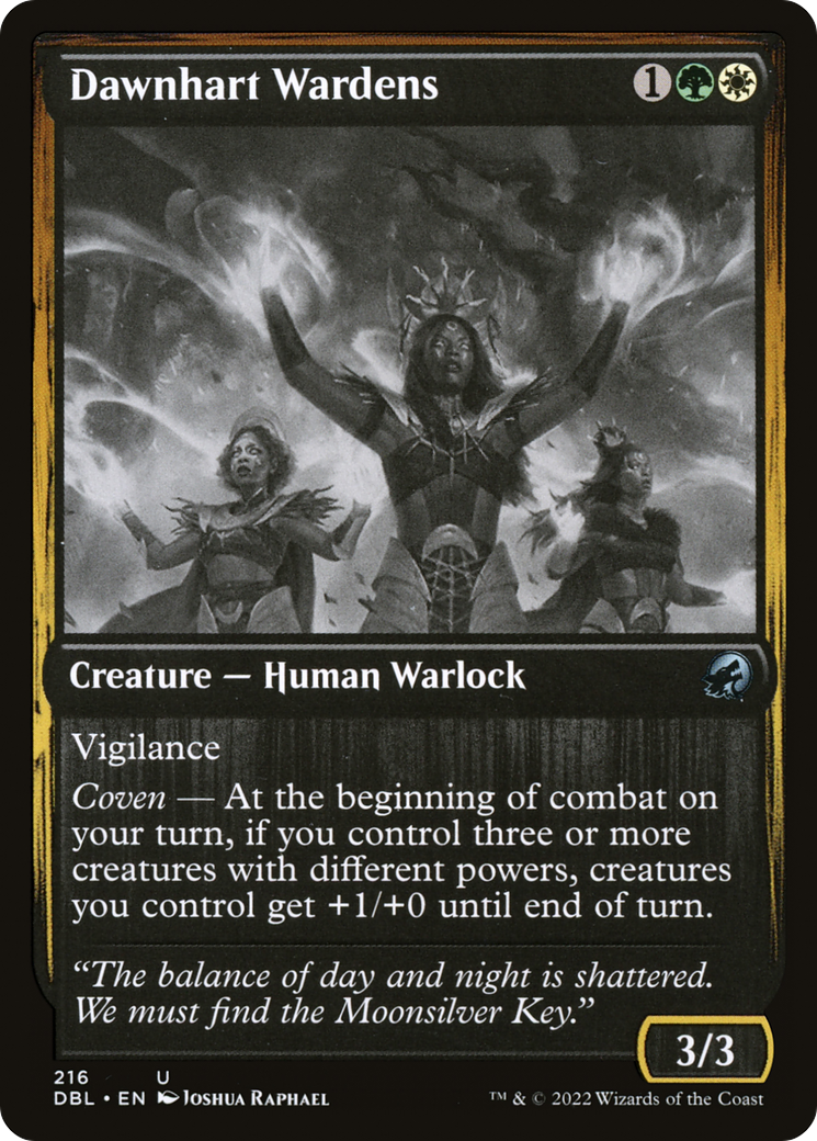 Dawnhart Wardens (DBL-216) - Innistrad: Double Feature - Premium MTG Single from Wizards of the Coast - Just $0.08! Shop now at Game Crave Tournament Store