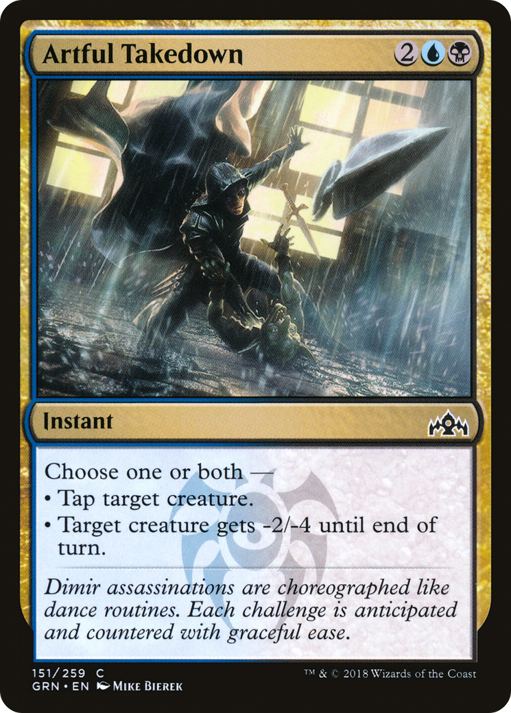 Artful Takedown (GRN-151) - Guilds of Ravnica Foil - Premium MTG Single from Wizards of the Coast - Just $0.12! Shop now at Game Crave Tournament Store