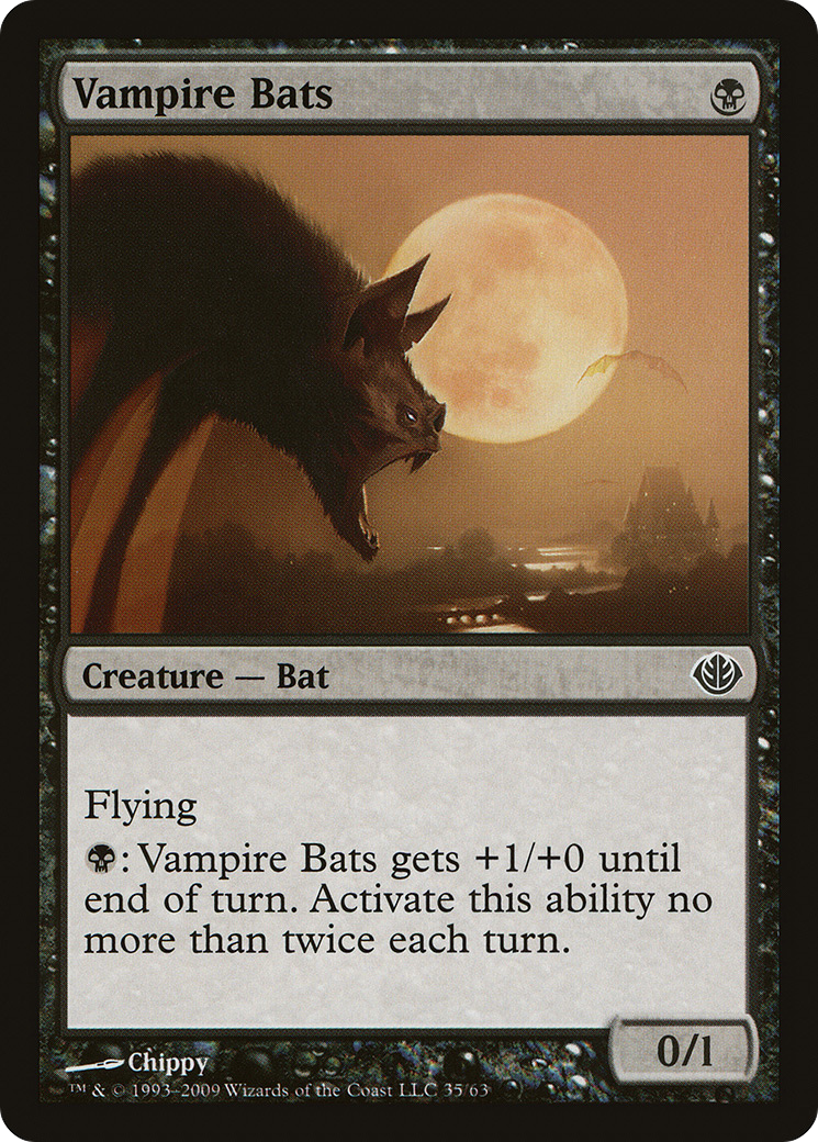 Vampire Bats (DDD-035) - Duel Decks: Garruk vs. Liliana - Premium MTG Single from Wizards of the Coast - Just $0.08! Shop now at Game Crave Tournament Store