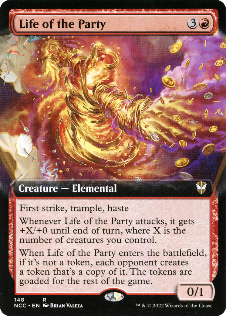 Life of the Party (NCC-148) - New Capenna Commander: (Extended Art) - Premium MTG Single from Wizards of the Coast - Just $2.36! Shop now at Game Crave Tournament Store
