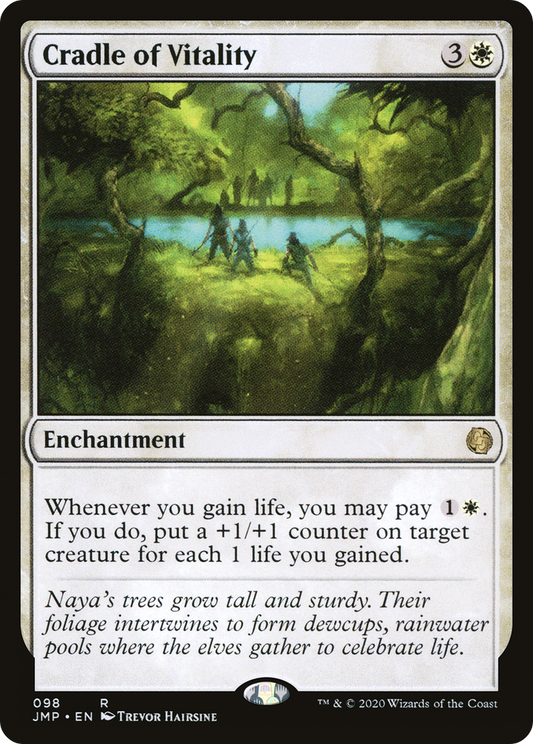 Cradle of Vitality (JMP-098) - Jumpstart - Premium MTG Single from Wizards of the Coast - Just $0.27! Shop now at Game Crave Tournament Store