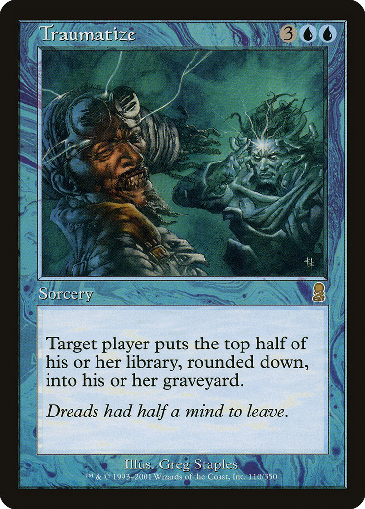Traumatize (ODY-110) - Odyssey Foil - Premium MTG Single from Wizards of the Coast - Just $22.86! Shop now at Game Crave Tournament Store