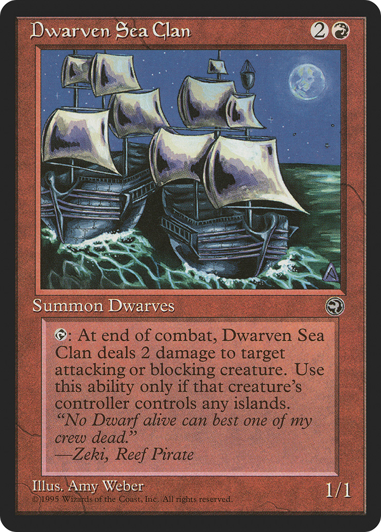 Dwarven Sea Clan (HML-071) - Homelands - Premium MTG Single from Wizards of the Coast - Just $0.51! Shop now at Game Crave Tournament Store