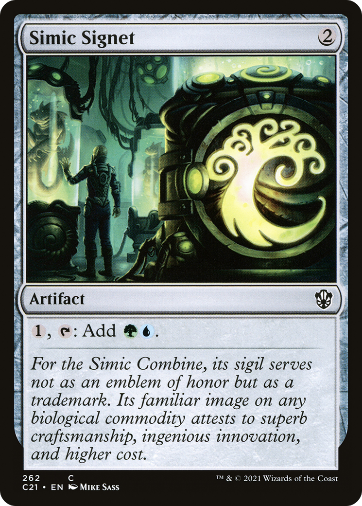 Simic Signet (C21-262) - Commander 2021 - Premium MTG Single from Wizards of the Coast - Just $0.25! Shop now at Game Crave Tournament Store
