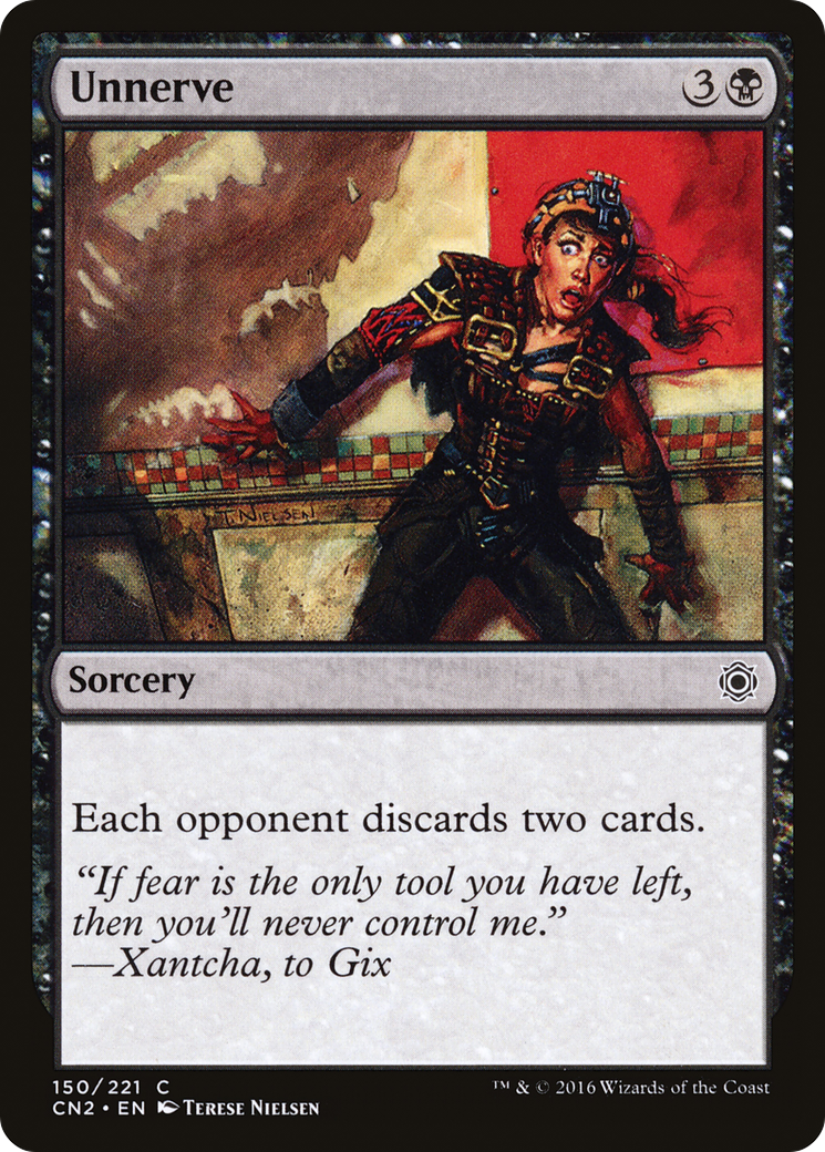 Unnerve (CN2-150) - Conspiracy: Take the Crown - Premium MTG Single from Wizards of the Coast - Just $0.25! Shop now at Game Crave Tournament Store