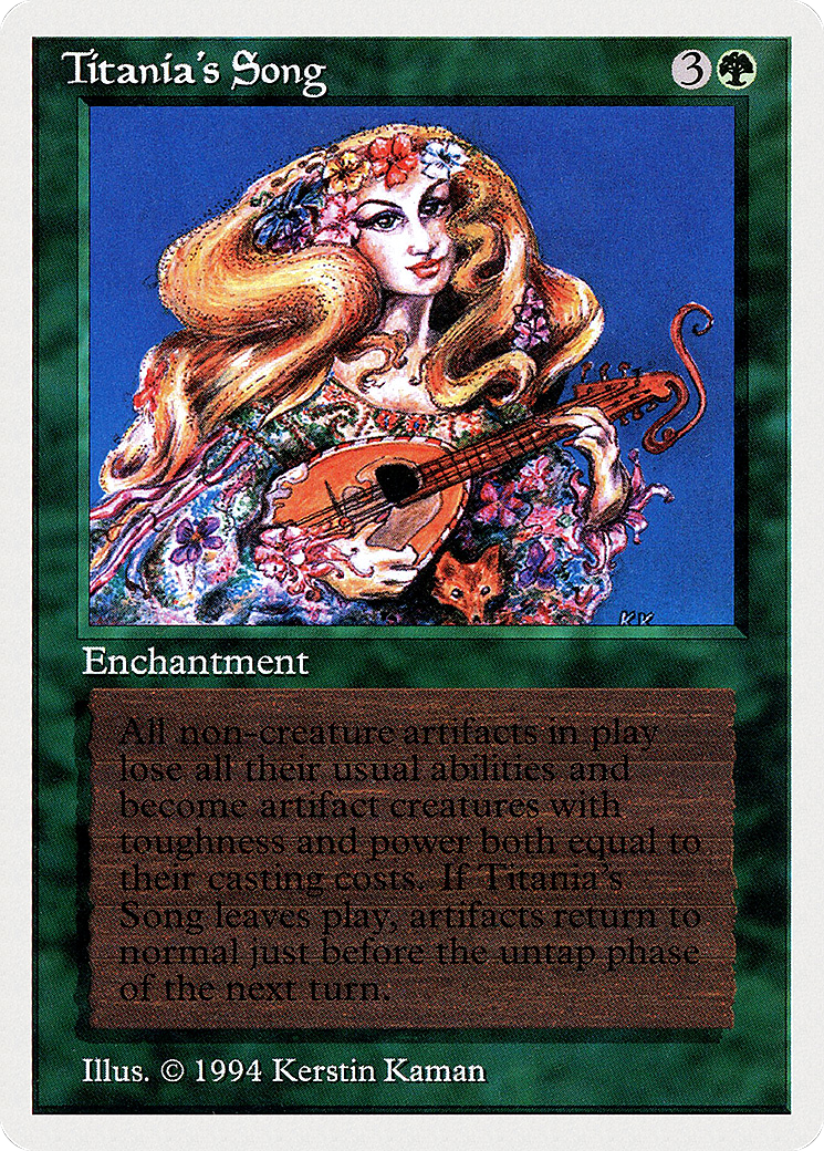 Titania's Song (SUM-220) - Summer Magic / Edgar - Premium MTG Single from Wizards of the Coast - Just $1.68! Shop now at Game Crave Tournament Store